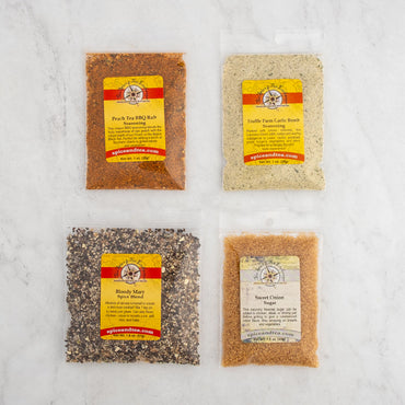 All-American Burger Sampler contents