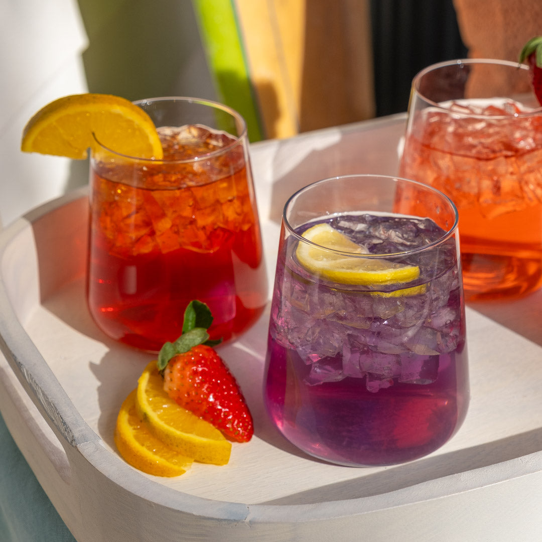 Beat the Heat Iced Tea Gift Box's teas brewed