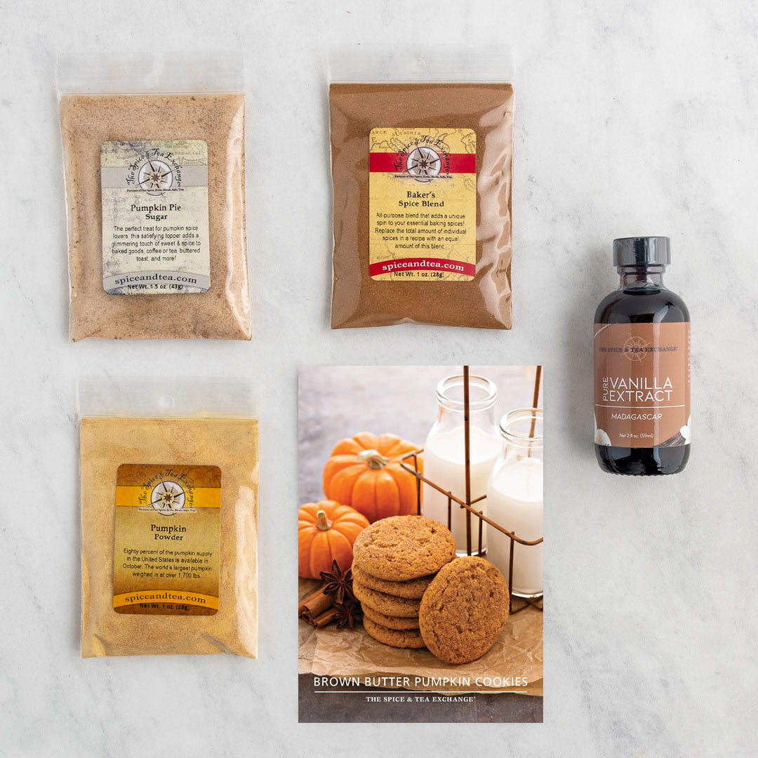Brown Butter Pumpkin Cookies (Kit) ingredients