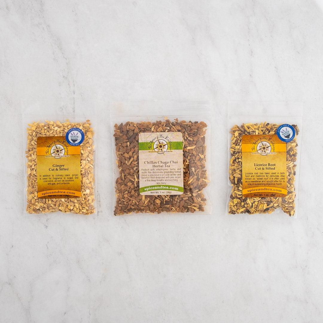 Chaga Cold Comfort Sampler contents