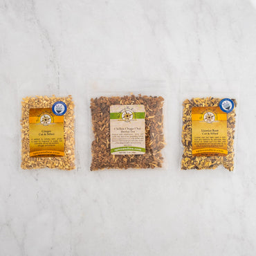 Chaga Cold Comfort Sampler contents