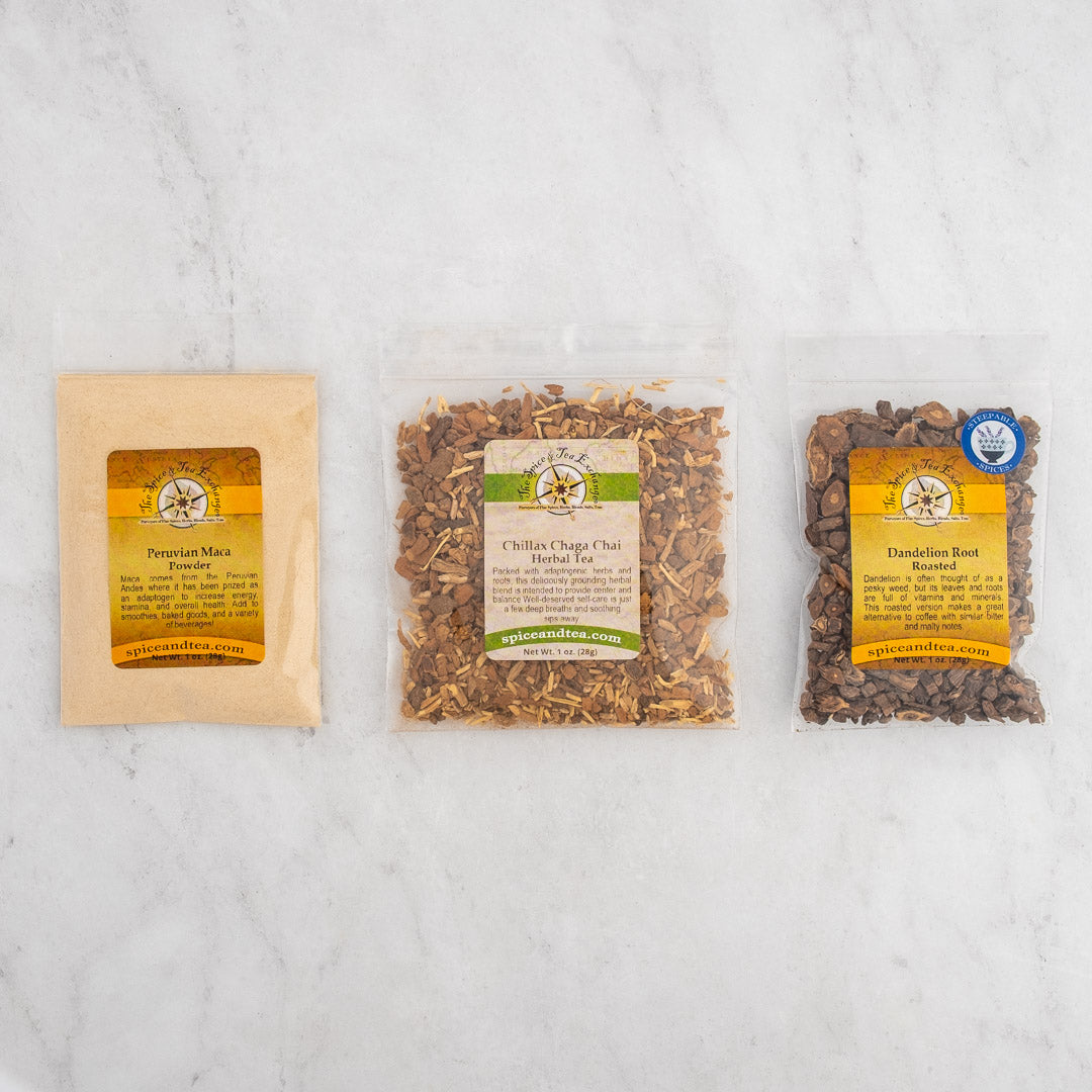 Chaga Super Wellness Sampler contents