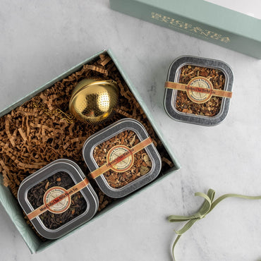 Chai Lover's 3 Tin Gift Box contents