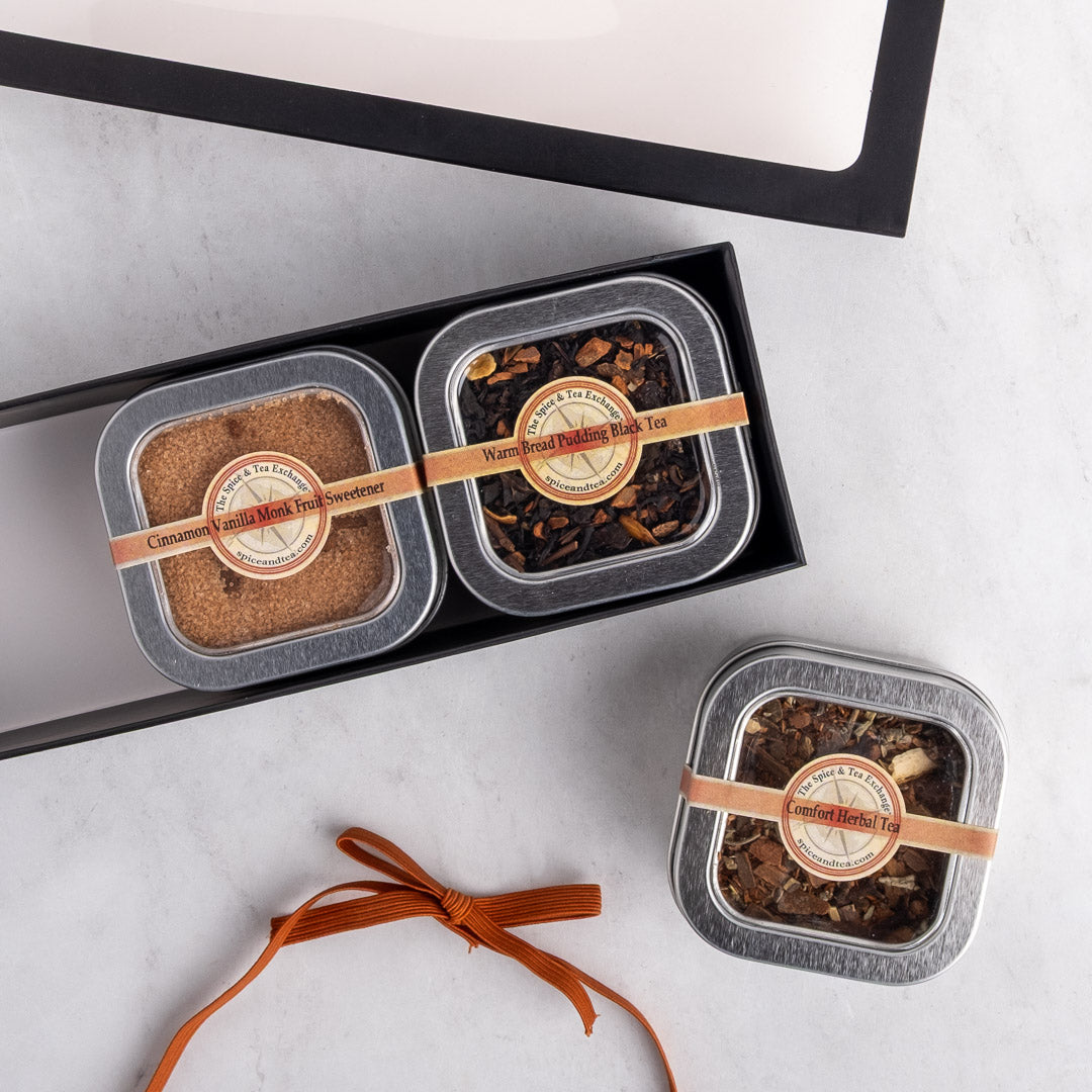Cozy Comfort 3 Tin Gift Box – The Spice & Tea Exchange