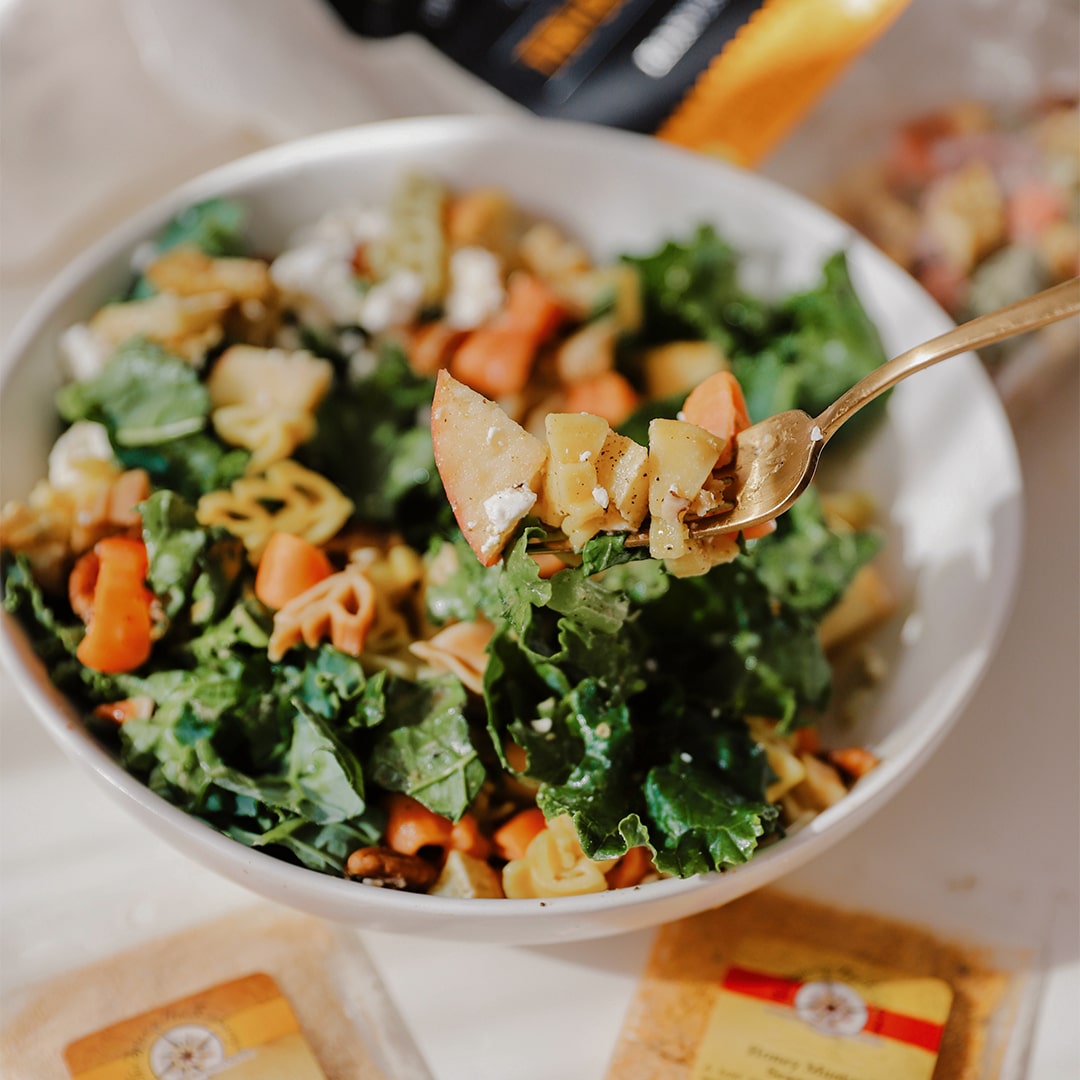 Fall Pasta Salad with Honey Mustard Dressing (Kit)