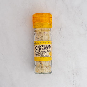 Florida Sunshine Salt Spice Blend in grinder
