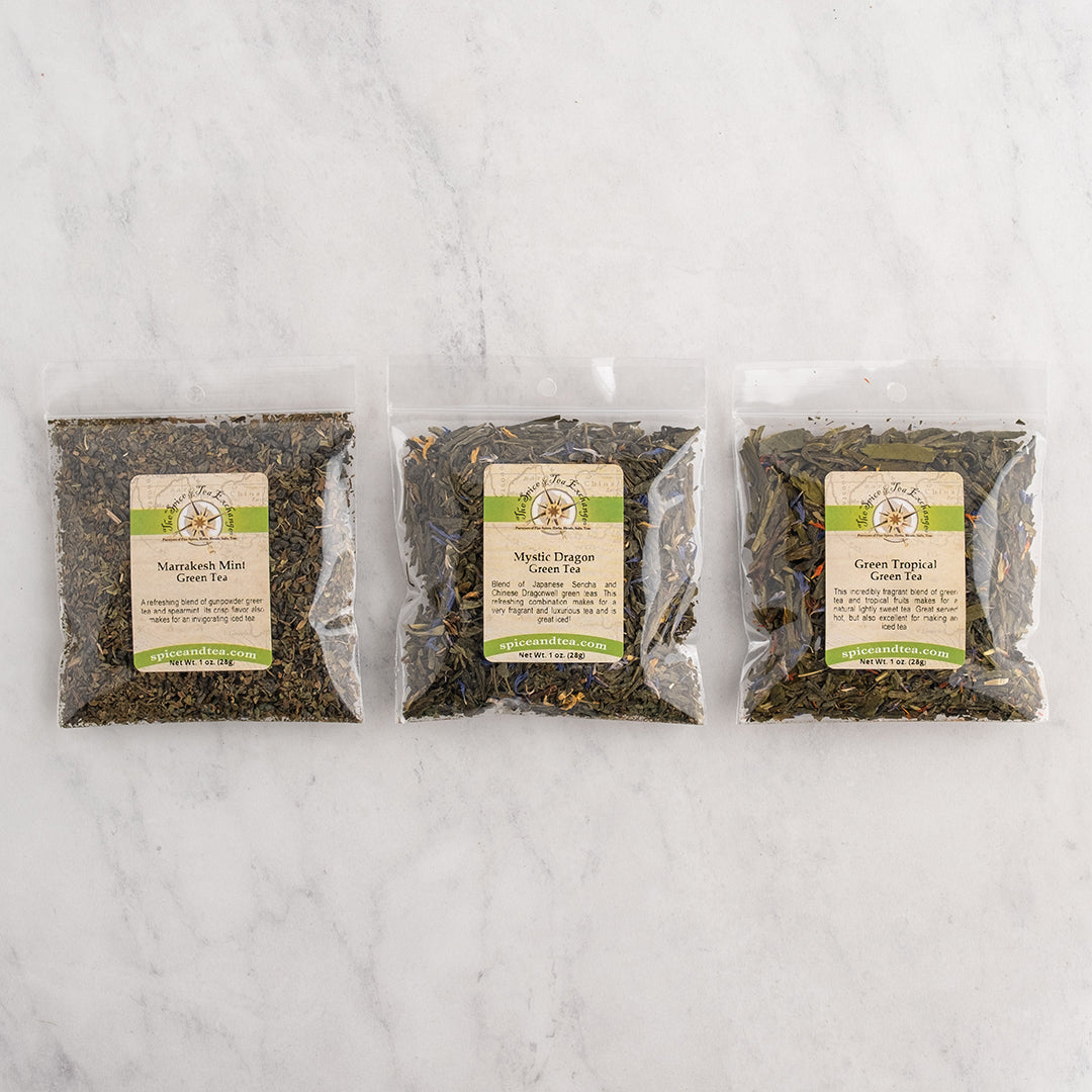 Green Tea Sampler Contents