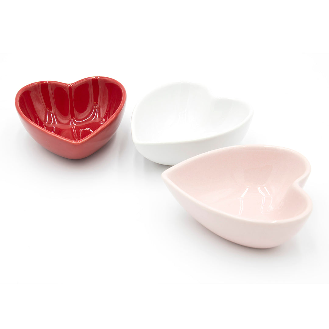 Heart Bowl Set Half Circle
