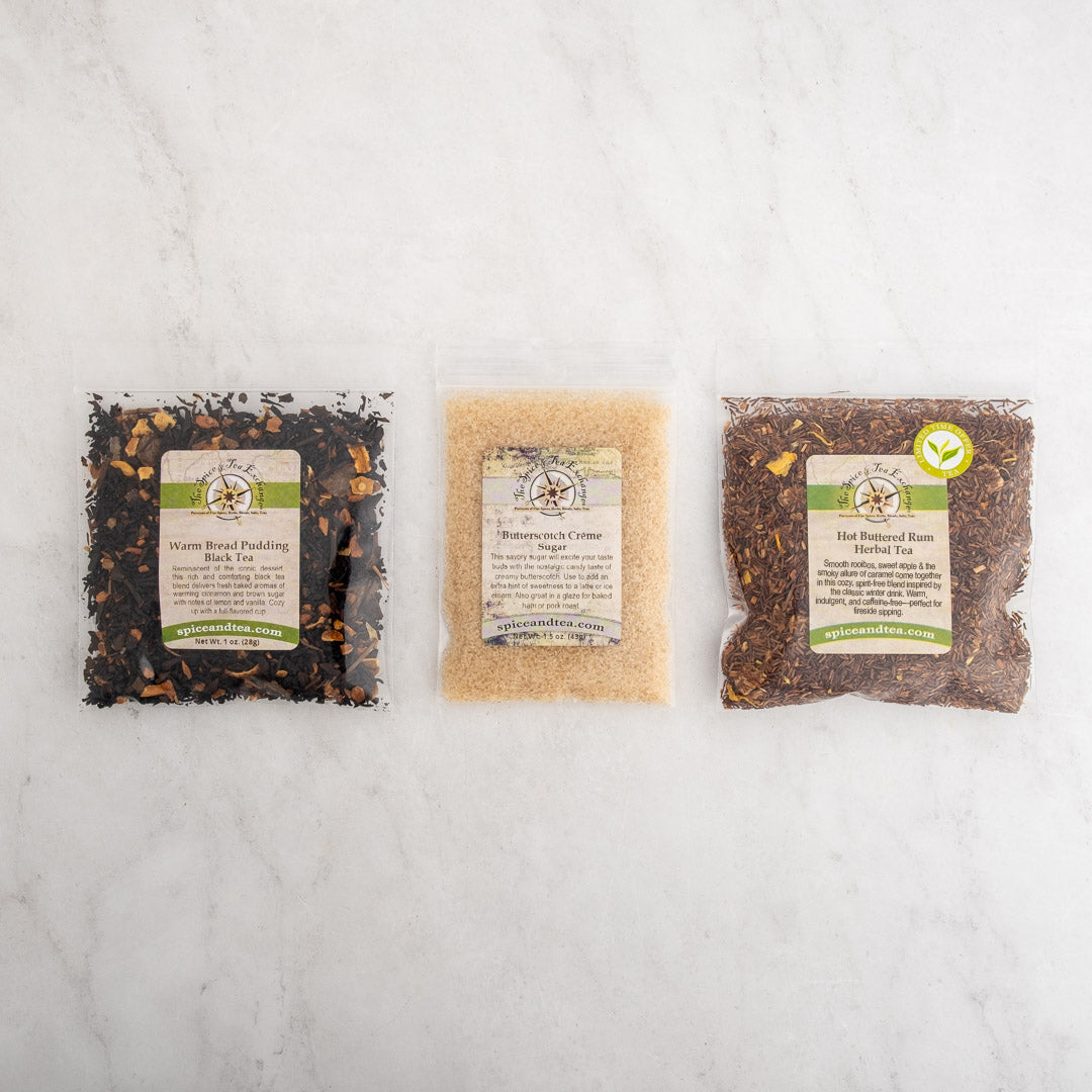 Hot Buttered Rum Milk Tea Sampler - contents