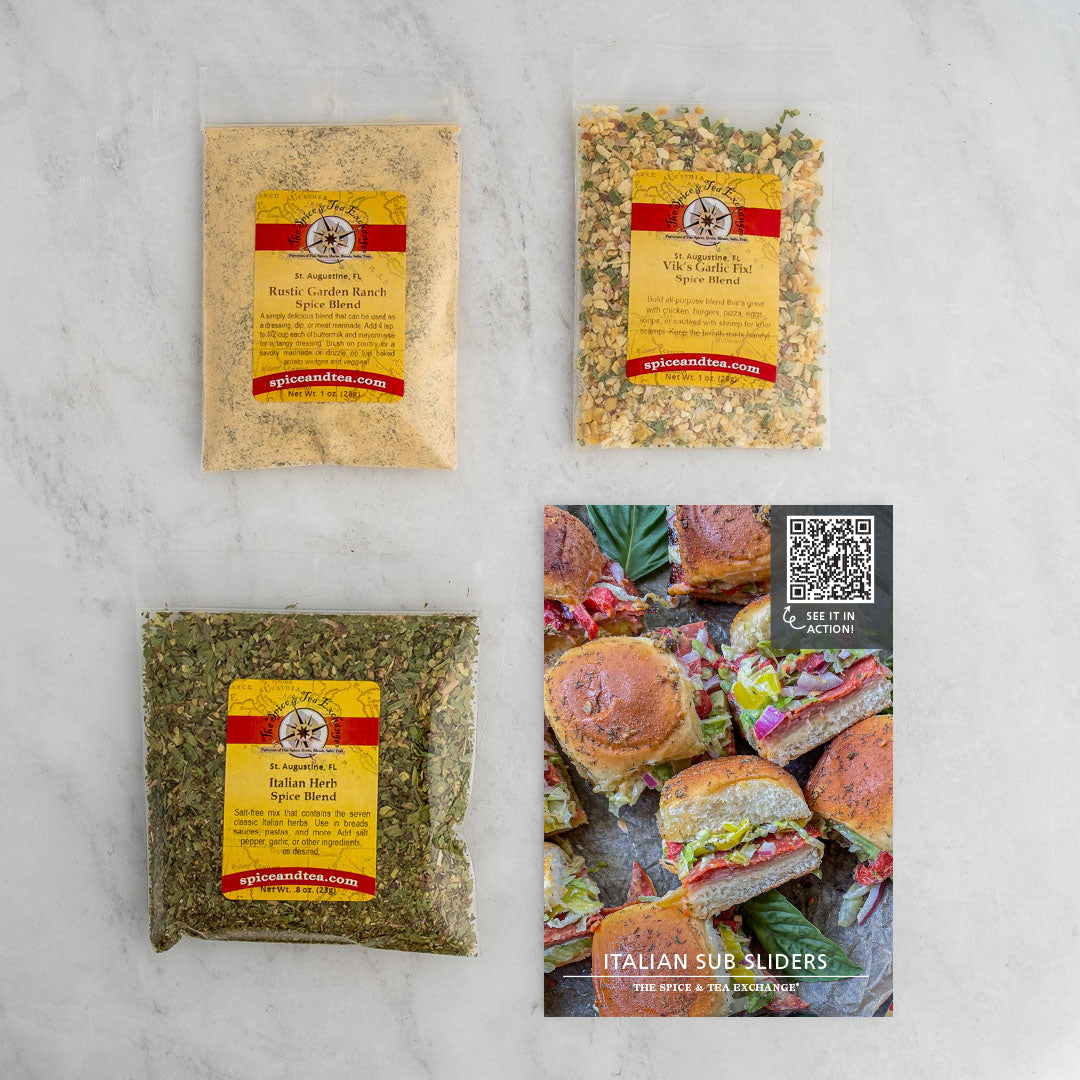 Italian Sub Sliders (Kit) Contents