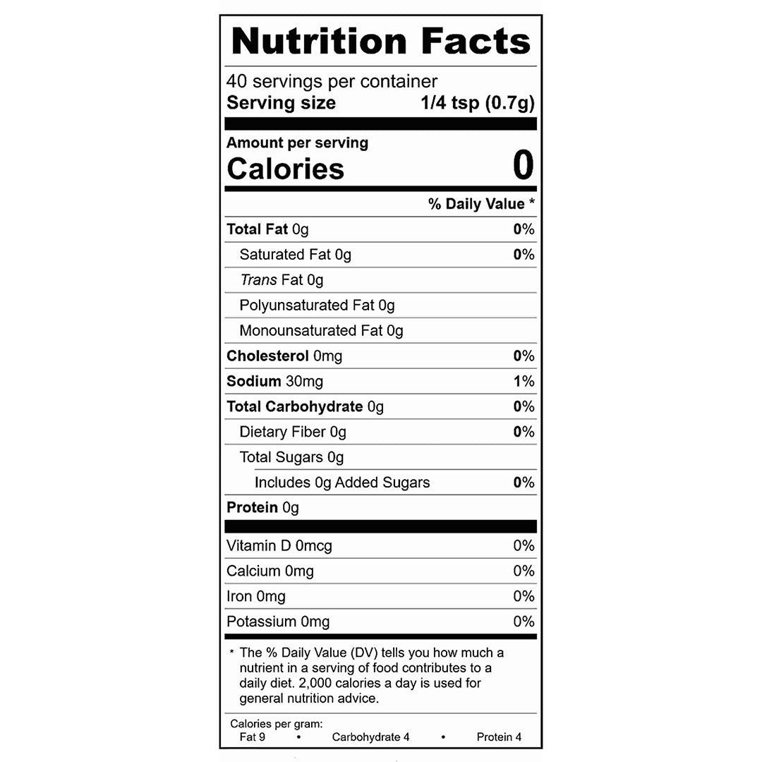 Korean BBQ Rub Seasoning Nutrition Facts