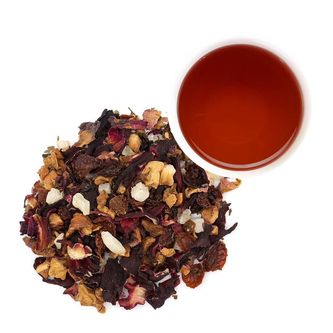 Lychee Hibiscus Herbal Tea