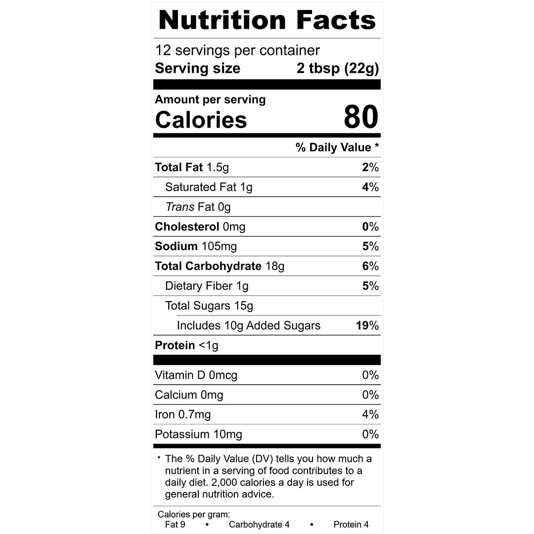 Mocha Cocoa Pouch Nutrition Facts