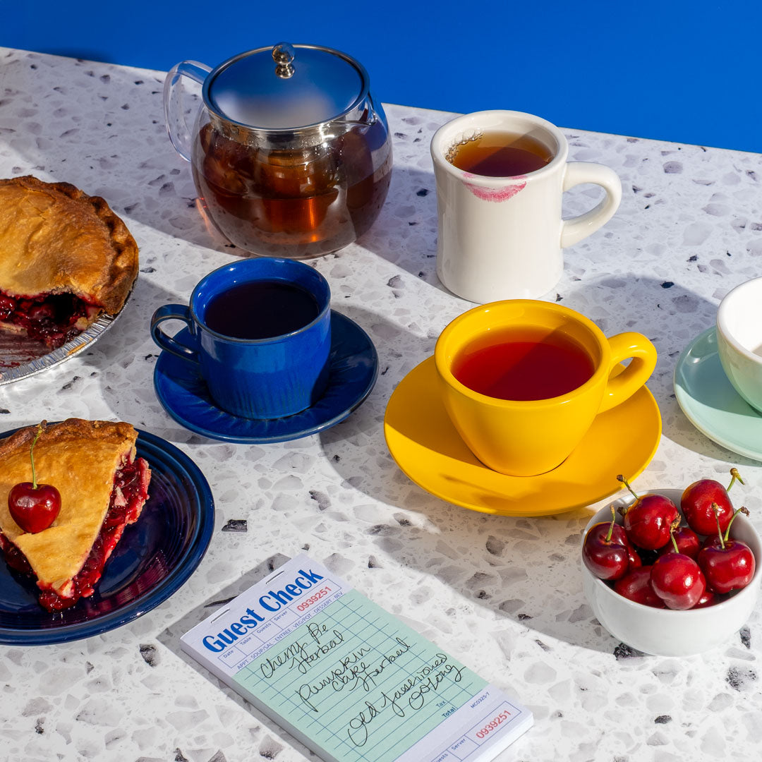 Old Fashioned Oolong Tea with other seasonal teas and desserts