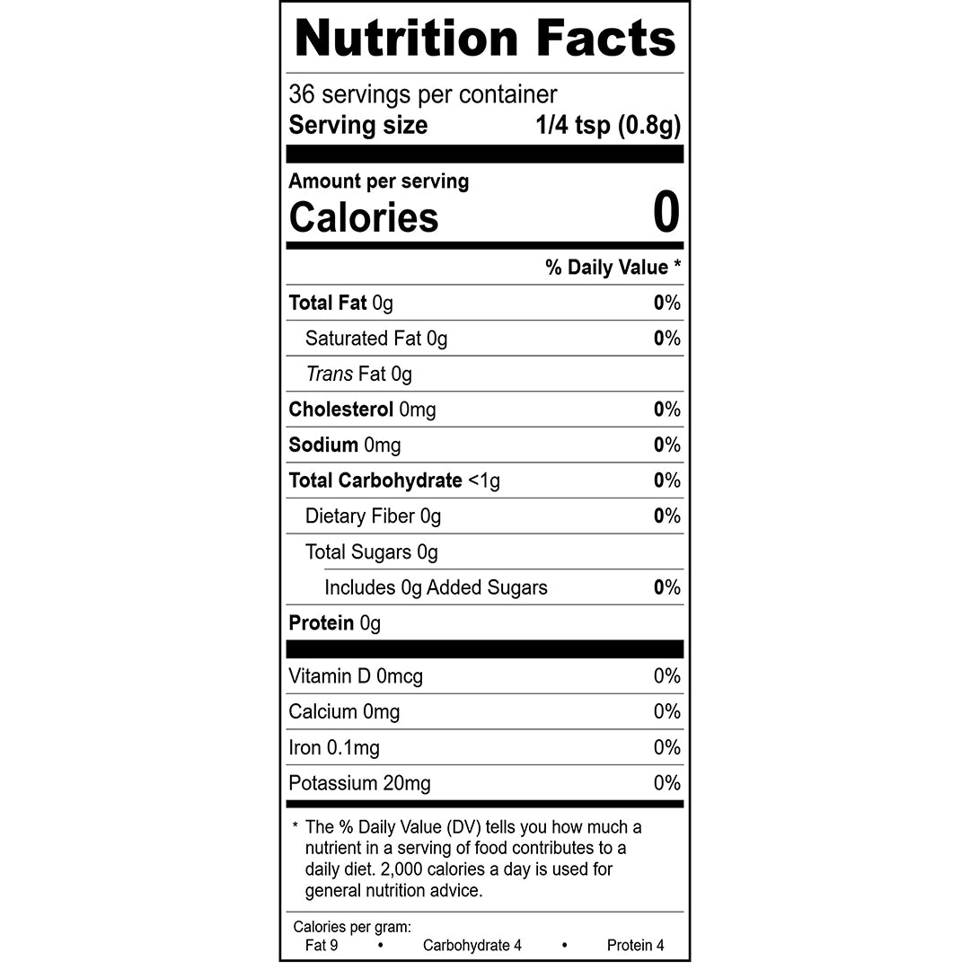 Peruvian Maca Powder Nutrition Facts