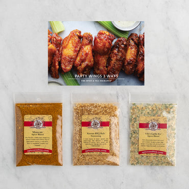 Party Wings 3 Ways (Kit) contents