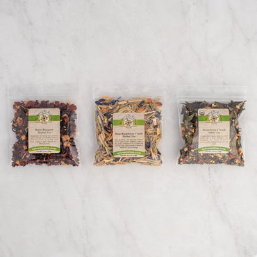 Red White and Blue Iced Tea Sampler contents