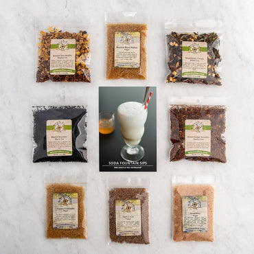 Soda Fountain Sips Gift Box contents