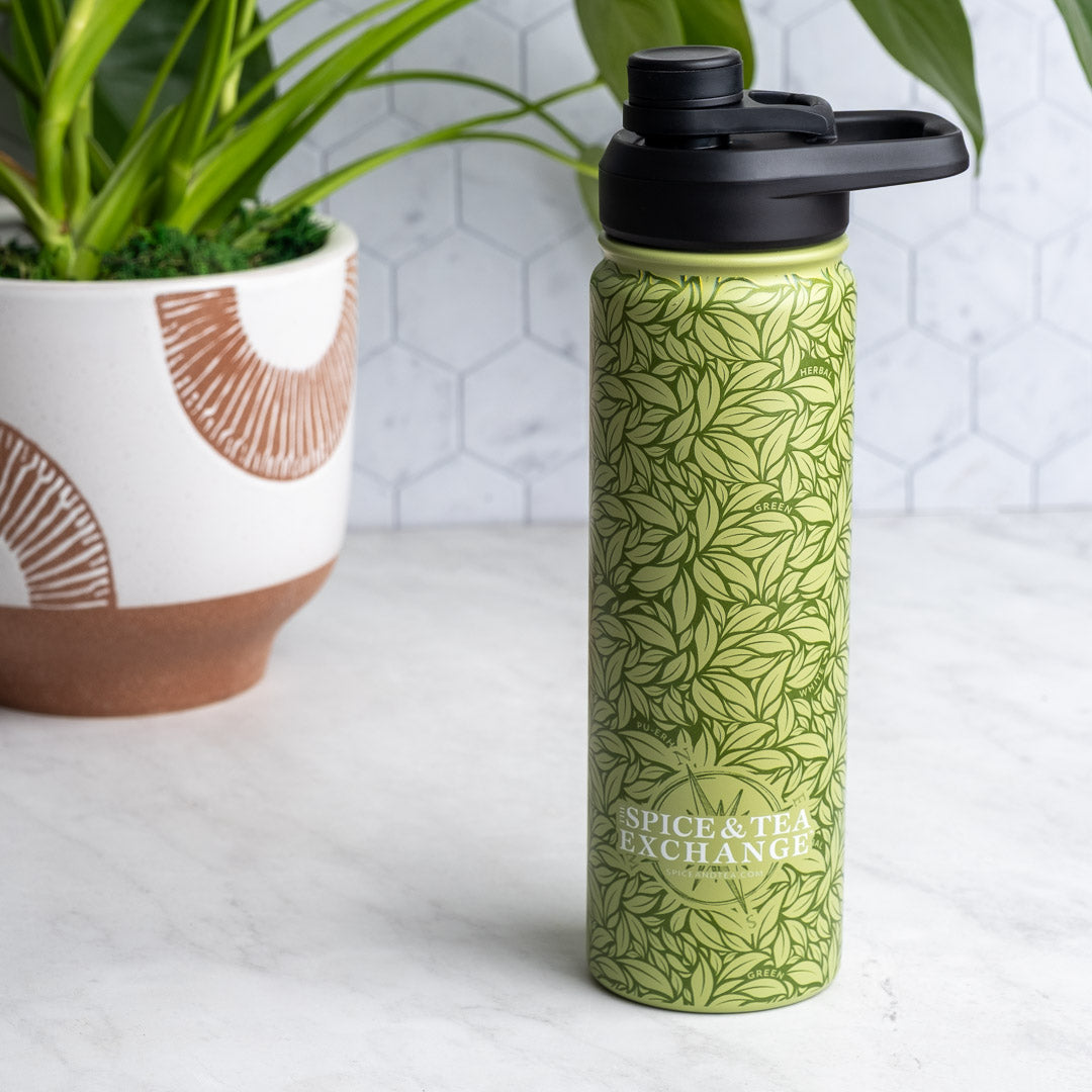 Tea Leaf Travel Infuser Tumbler - on kitchen counter - view 2
