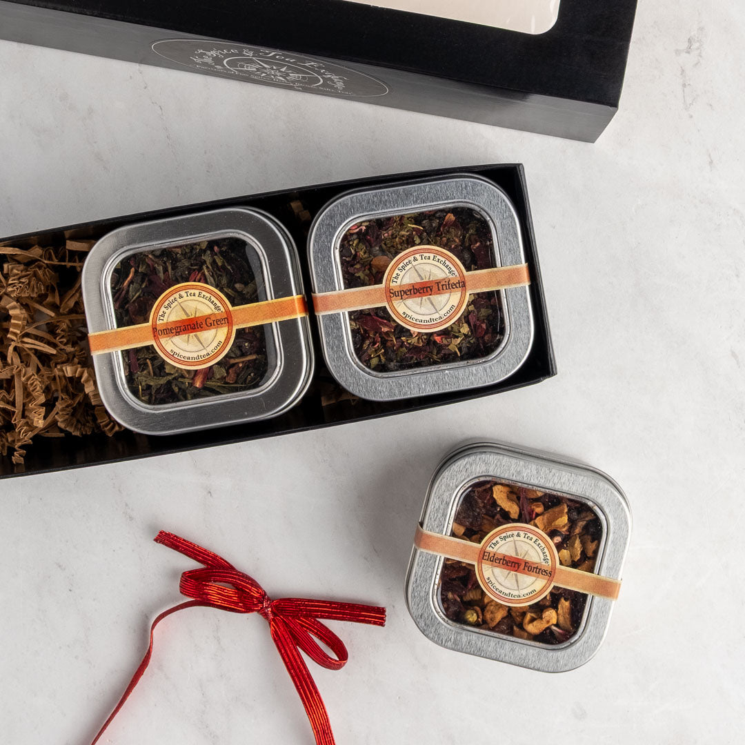 Wellness Warrior 3 Tin Gift Box | The Spice & Tea Exchange