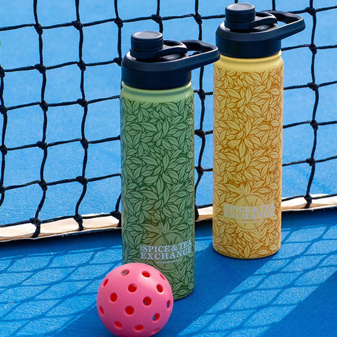 Tea Leaf Travel Infuser Tumbler (Green, Yellow) – The Spice & Tea