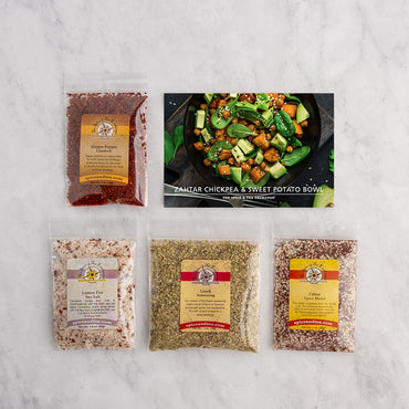 Zahtar Chickpea & Sweet Potato Bowl (Kit) Contents