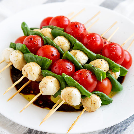 Marinated Caprese Skewers