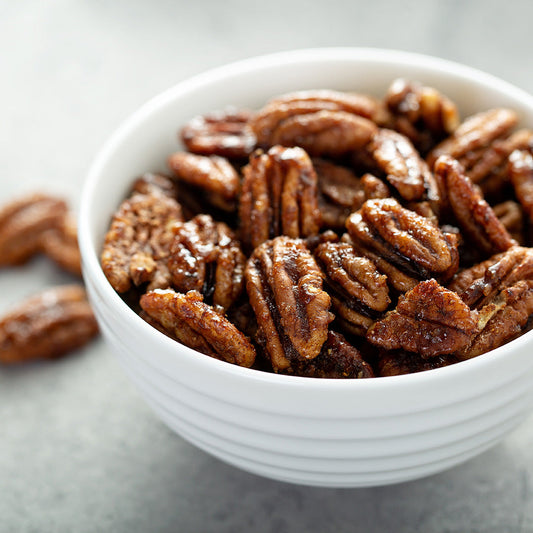 Bourbon Glazed Pecans