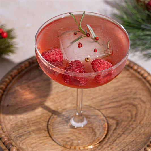 Raspberry Shortbread Spritz