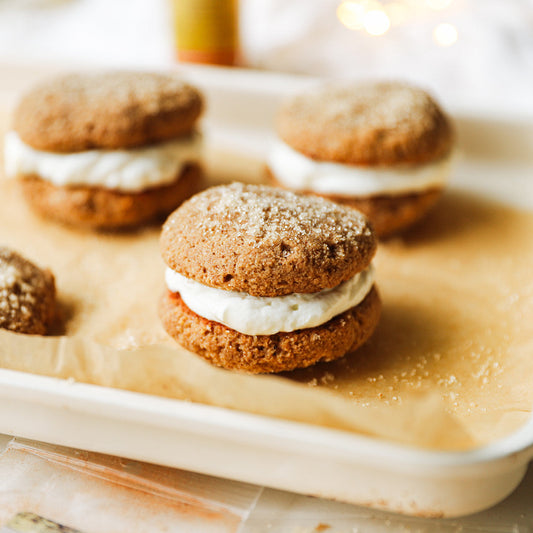 Gingerbread Cookie Sandwiches