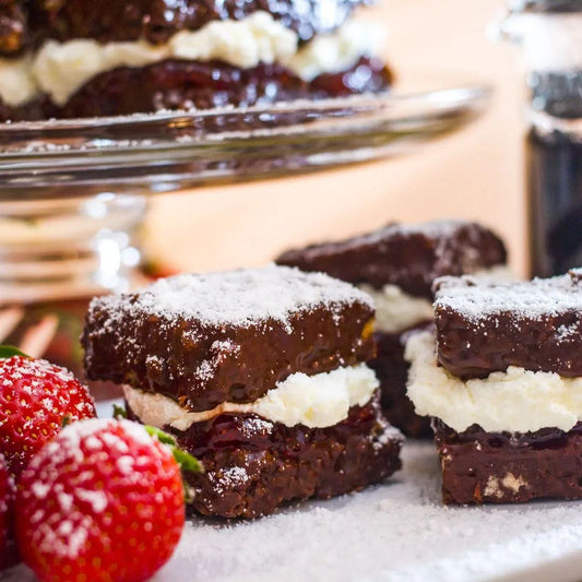 Berries & Cream Lamingtons