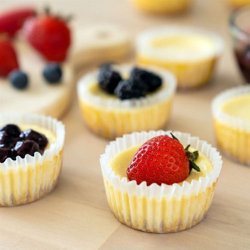 Creme Brulee Mini Cheesecakes