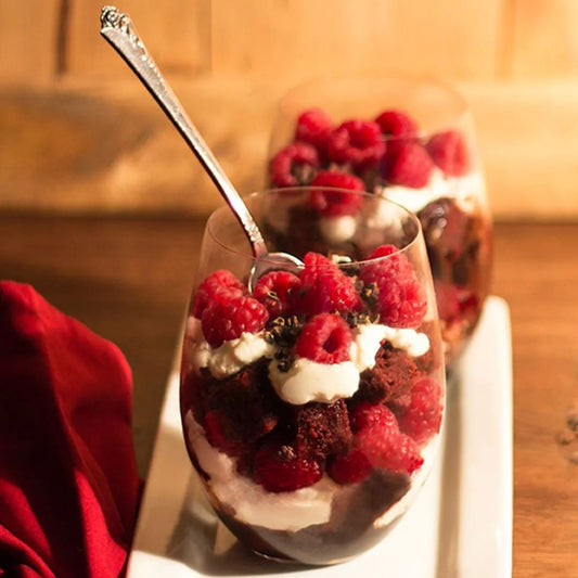 Mini Red Velvet Fudge Trifles