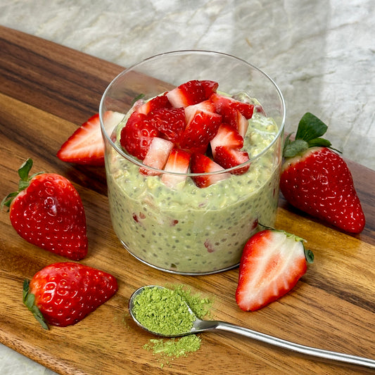 Overnight Oats - Matcha Strawberry