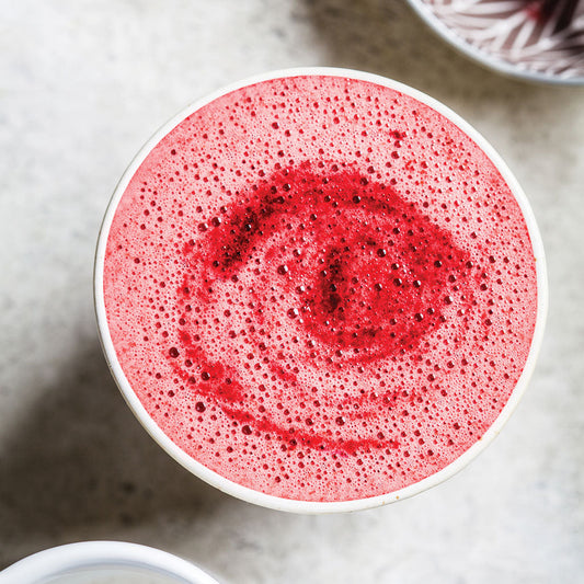 Rose Beet Root Latte