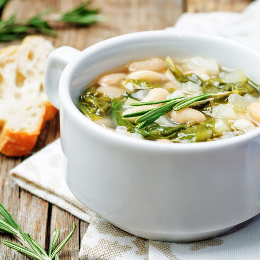 Hearty Sausage Escarole & Bean Soup