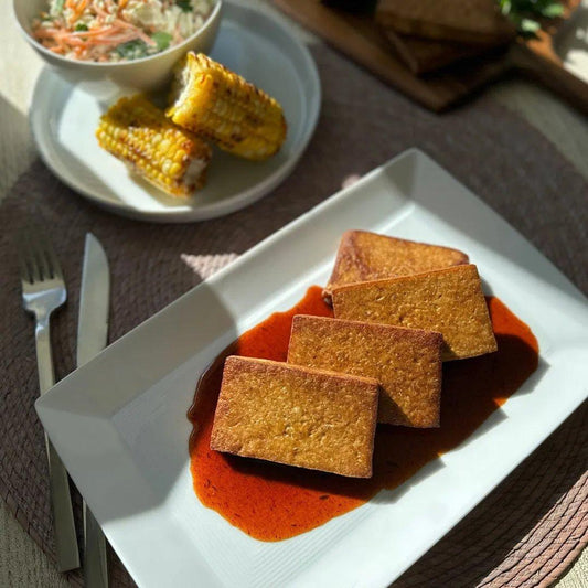 Smoky Pan-Fried Tofu