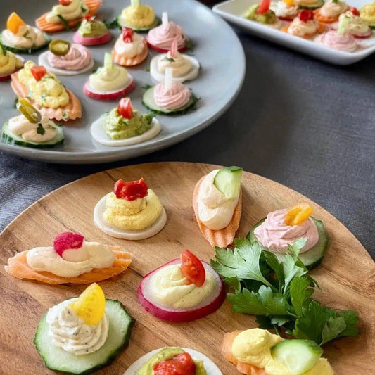 Cheese & Veggie Canapes