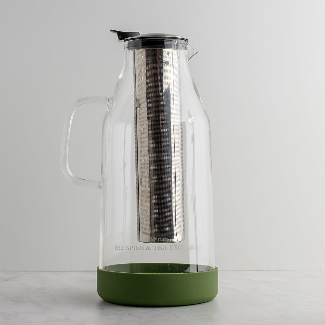 Glass Gallon Tea Pitcher with Infuser - view 1