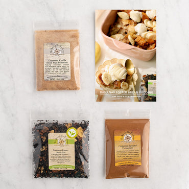 Bananas Foster Bread Pudding (Kit) contents