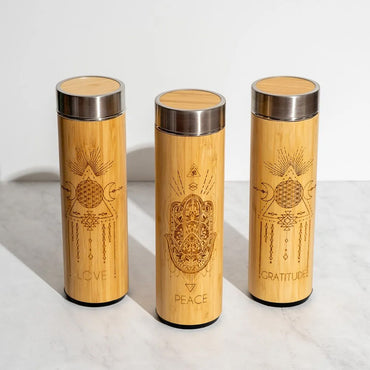 Bhavana Traveler Tumblers - Love, Peace, and Gratitude - view 1