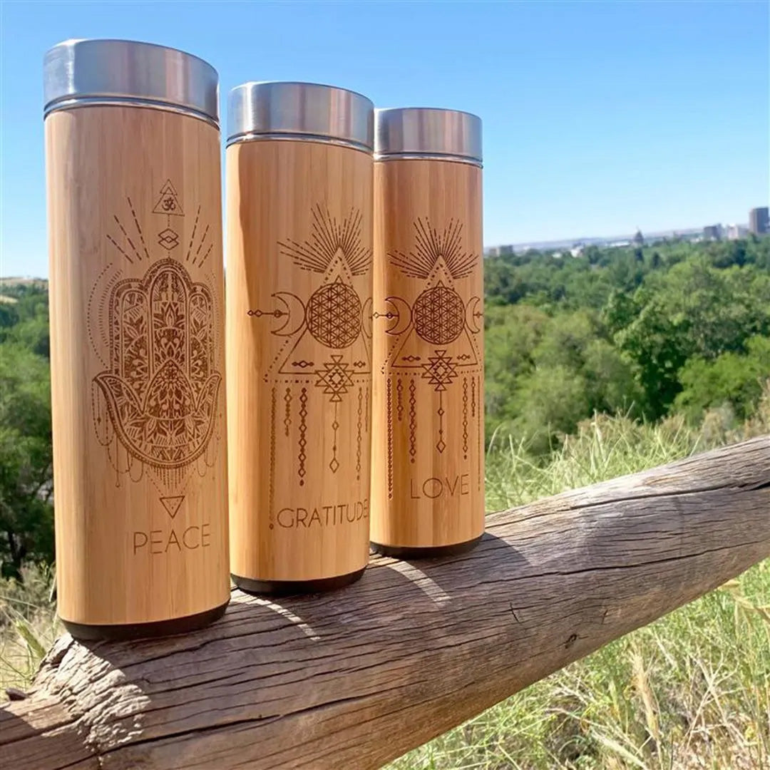 Bhavana Traveler Tumblers - Love, Peace, and Gratitude - view 2