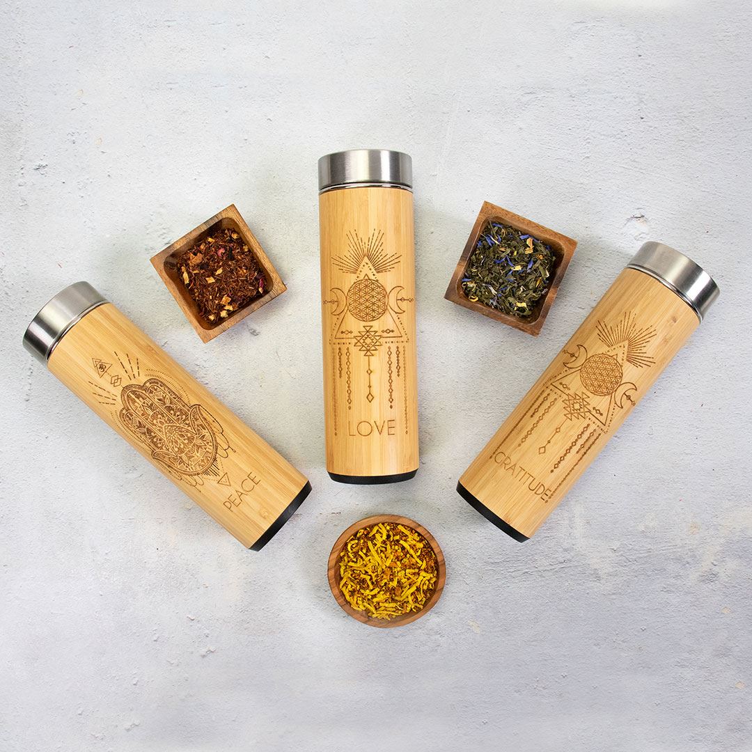 Bhavana Traveler Tumblers - Love, Peace, and Gratitude - view 3