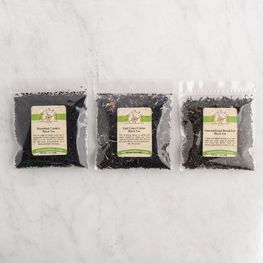 Black Tea Sampler Contents