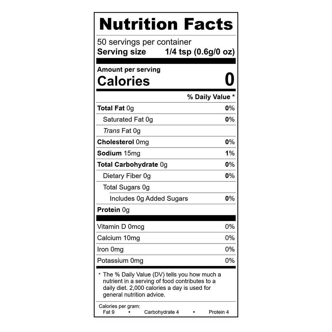 Bleu Cheese Powder Nutrition Facts