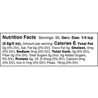 Bourbon Smoked Black Pepper Nutrition Facts