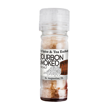 Bourbon Smoked Sea Salt in grinder
