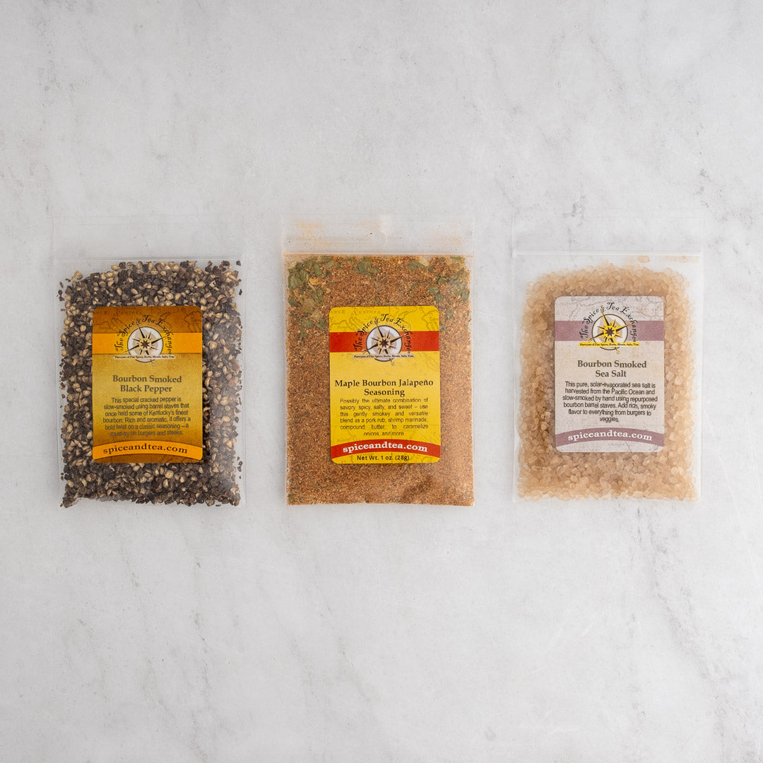 Bourbon Smoked Spice Sampler – The Spice & Tea Exchange
