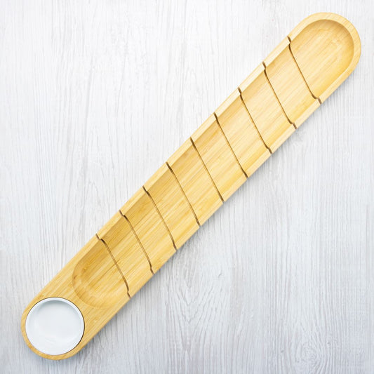 Bread Board with Ceramic Dip Bowl - view 1