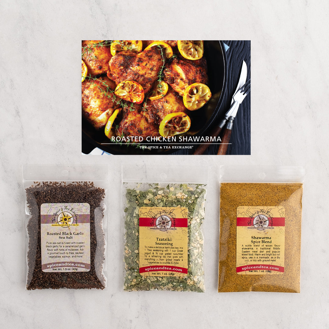 Roasted Chicken Shawarma (Kit) contents